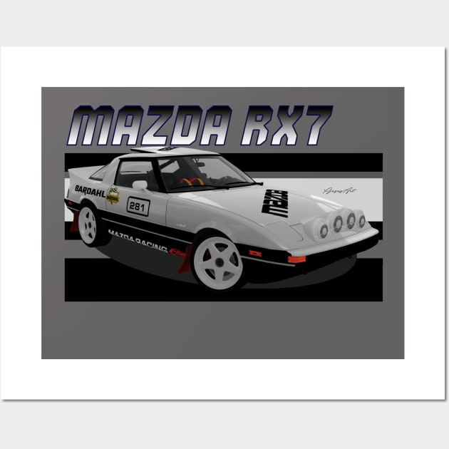 Mazda RX7 Wall Art by PjesusArt